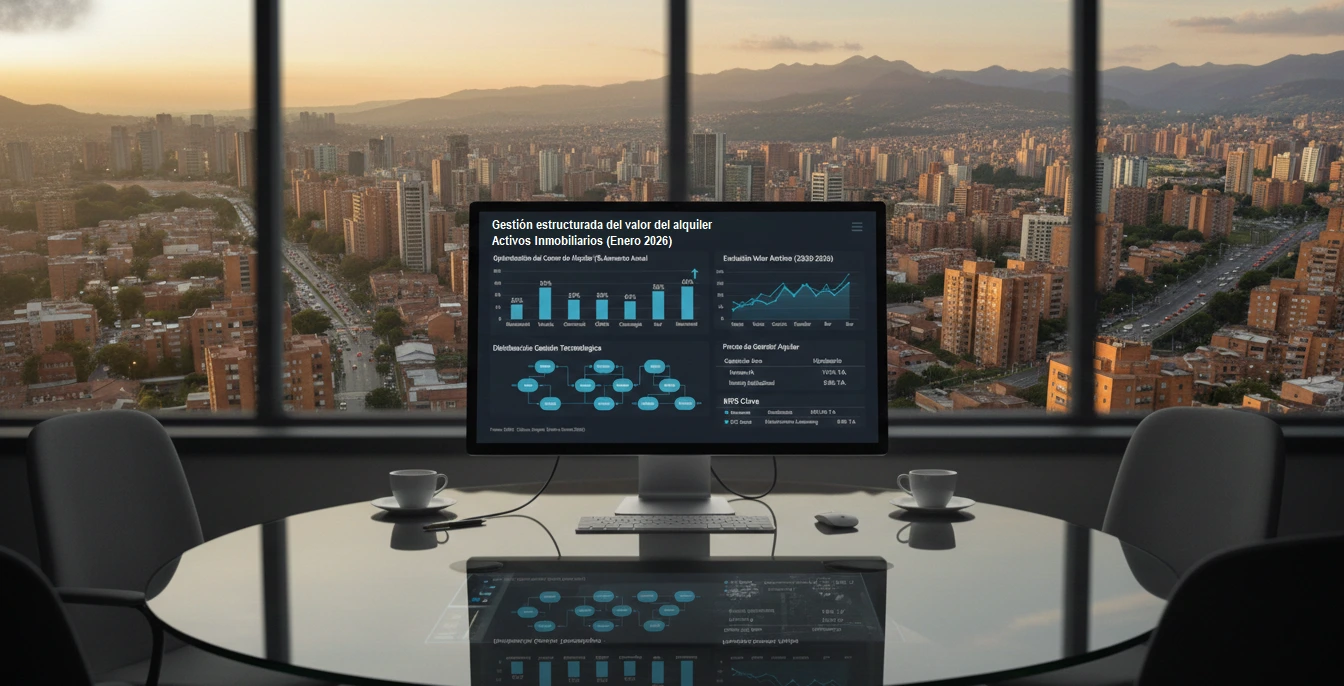 Gestión estructurada del valor del alquiler y administración de activos inmobiliarios con tecnología.